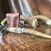 Stag & Spalted Tamarind Handle Slant Bar DE Safety Razor - Image 4