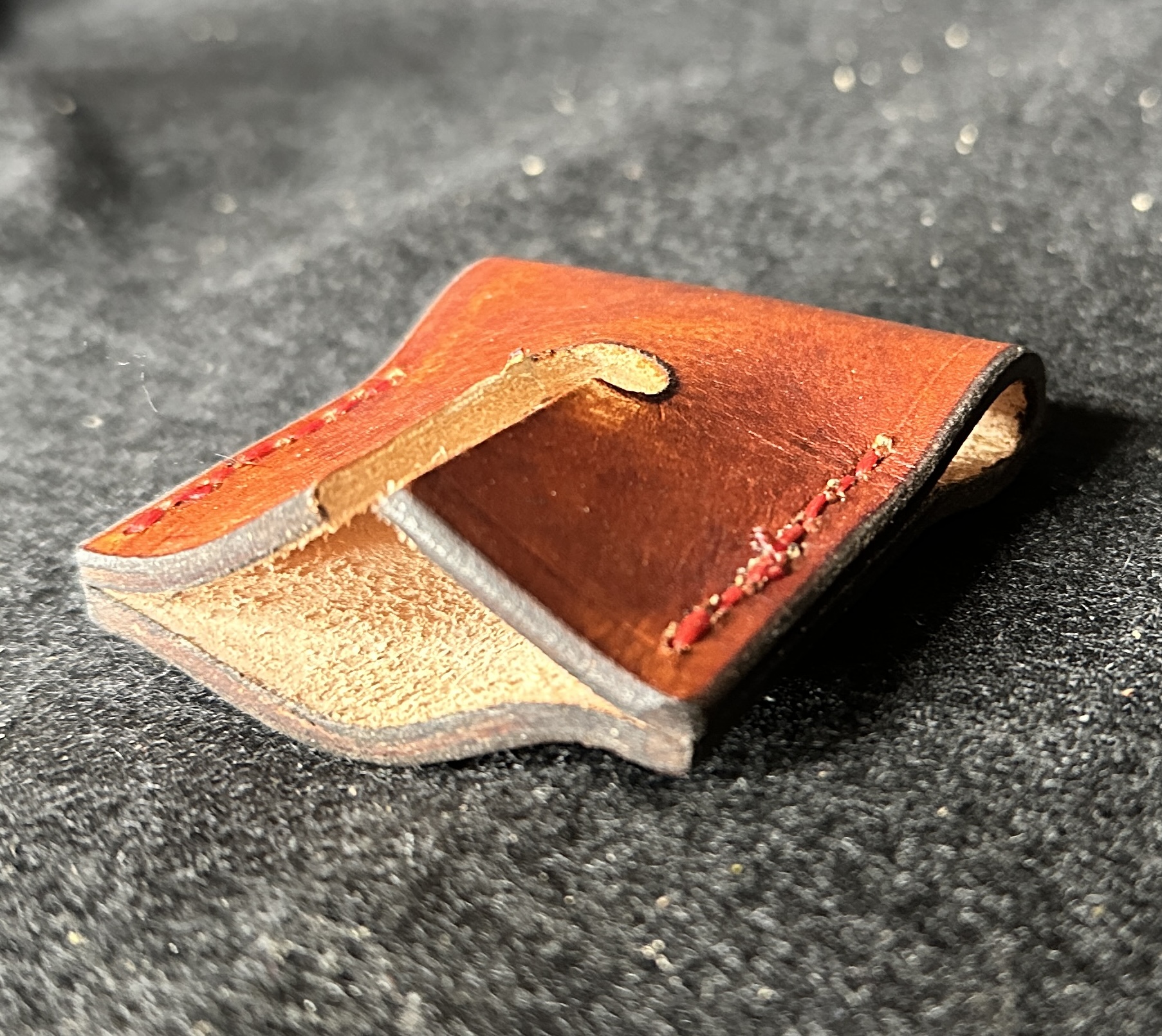 Leather Travel Sheath for DE Safety Razor - Image 6